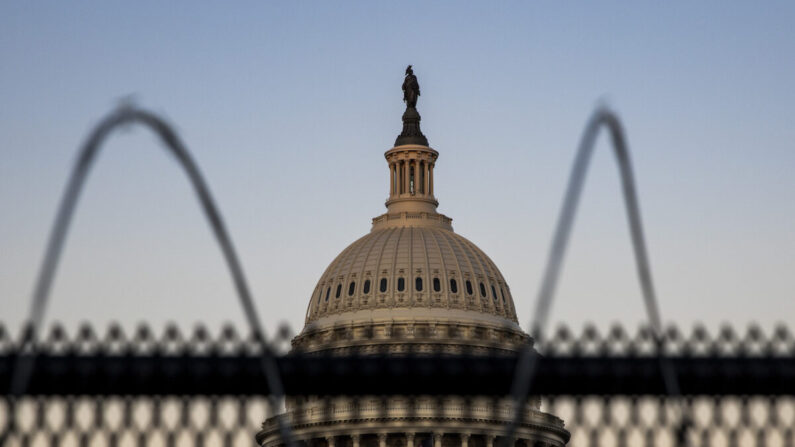 El Capitolio de Estados Unidos se ve en Washington, el 8 de febrero de 2021. (Tasos Katopodis/Getty Images)