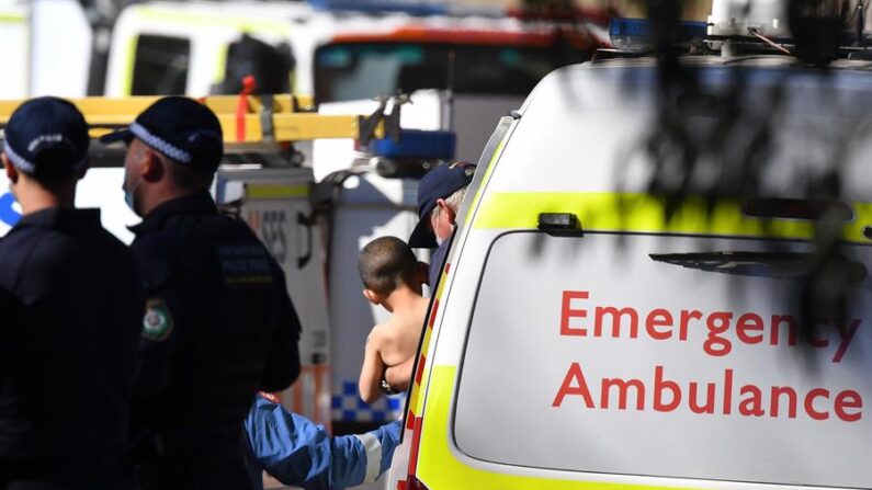 La Policía australiana rescató este lunes a un niño de tres años que había desaparecido el pasado viernes en el bosque cuando se encontraba con su familia en una propiedad rural del estado de Nueva Gales del Sur. EFE/EPA/Dean Lewins