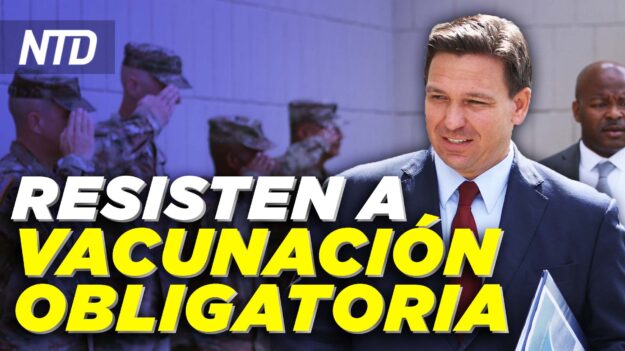 NTD Noticias: Gobernadores resisten a mandatos de vacunación de Biden; Ca.: Larry Elder responde a ataque