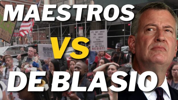 Maestras hispanas demandan a De Blasio por mandato de vacunas en NYC