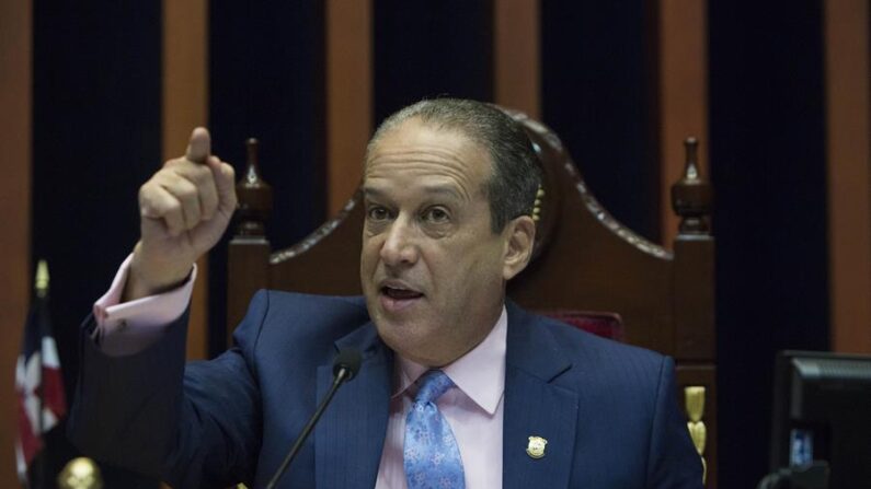 El expresidente del Senado de República Dominicana, Reinaldo Pared Pérez, en una fotografía de archivo. EFE/Orlando Barría