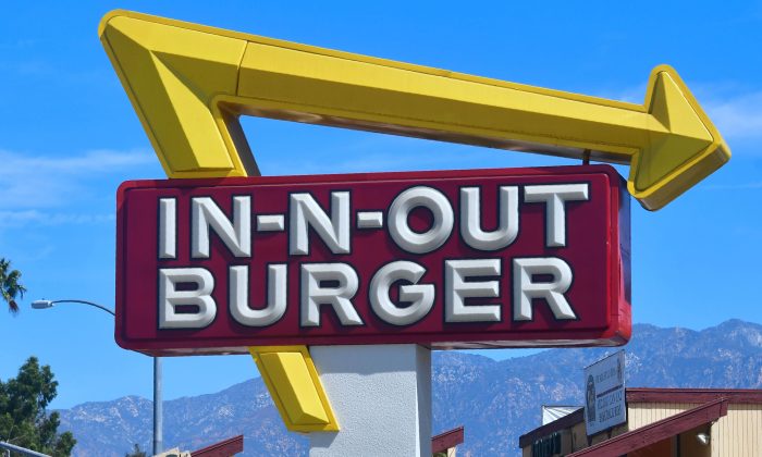 Un restaurante In-N-Out Burger en Alhambra, California, el 30 de agosto de 2018. (Frederic J. Brown/AFP/Getty Images)
