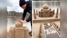 Talentoso artista crea esculturas de arena increíblemente detalladas alrededor del mundo