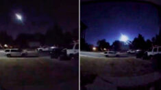 Cámara capta enorme bola de fuego por explosión de un meteorito sobre Colorado
