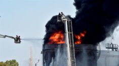 Incendio en una importante planta eléctrica en el sur del Líbano