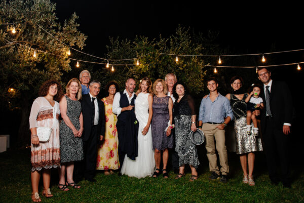 La boda de Candace Criscione en la Toscana en 2013 reunió a familiares de Estados Unidos y Sicilia. (Cortesía de Candace Criscione)
