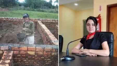 Joven de Paraguay que trabajó como albañil para poder estudiar, se convierte en abogada