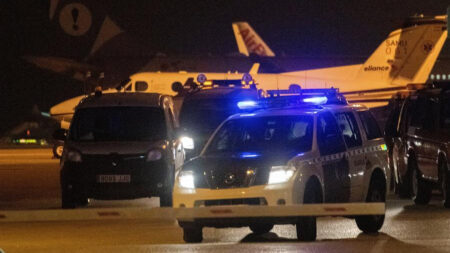 Detienen a 11 pasajeros tras huir de un avión aterrizado de urgencia en España