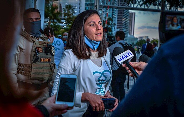 La activista Rosa María Payá, en una fotografía de archivo. EFE/Giorgio Viera