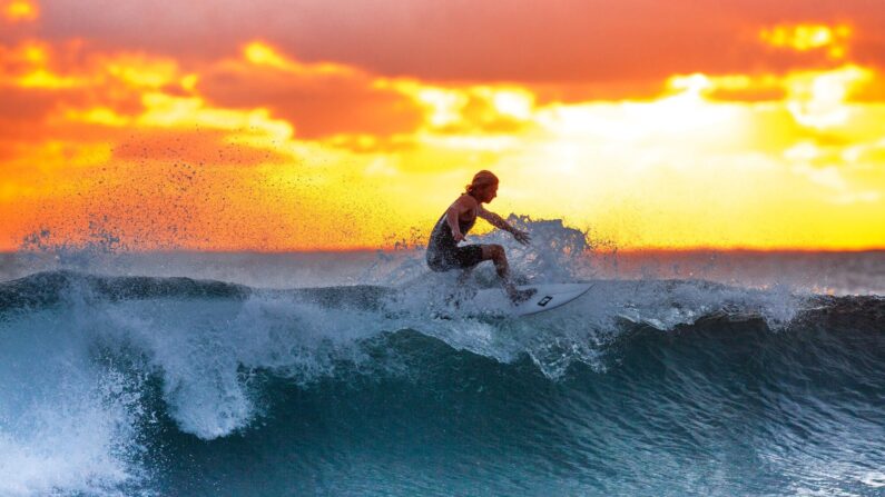 Hay pocas cosas que nos gustan más que esos momentos en los que estamos totalmente inmersos en lo que estamos haciendo, fluimos naturalmente. (Pexels. surfer-wave-sunset-the-indian-ocean-390051)

