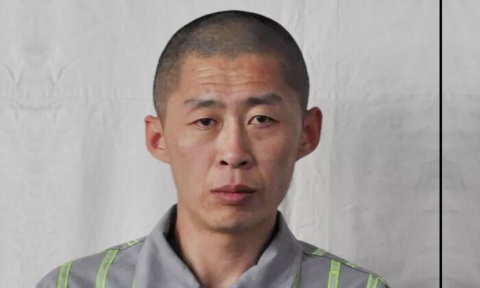 El recluso norcoreano Zhu Xianjian durante su estancia en la prisión de Jilin, en la ciudad de Jilin, provincia de Jilin. (Prisión de Jilin)