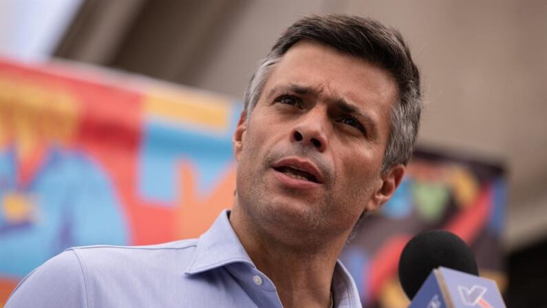 El opositor venezolano Leopoldo López. EFE/Alberto Valdés/Archivo