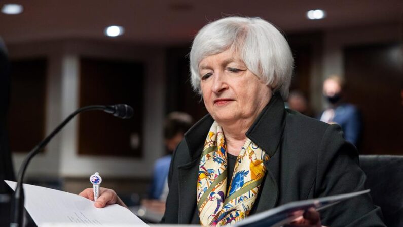 Fotografía de archivo de Janet Yellen, secretaria del Tesoro de Estados Unidos. EFE/EPA/Jim Lo Scalzo