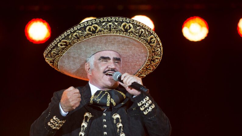 El cantante mexicano Vicente Fernández, en una fotografía de archivo. (EFE/Fernando Aceves)
