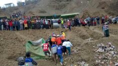Más de 100 desaparecidos en el derrumbe de una mina de jade en Birmania