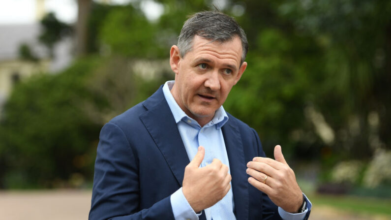 El jefe de gobierno del Territorio del Norte, Michael Gunner, el 16 de octubre de 2020 en Sídney, Australia. (Dan Himbrechts - Pool/Getty Images)