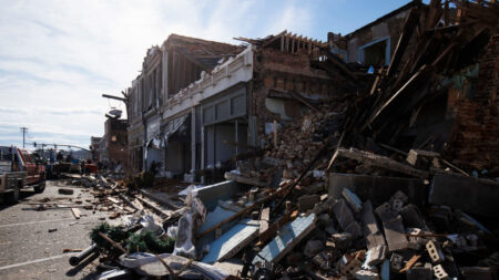 Familia rescata a 3 mascotas entre los escombros luego del devastador tornado de Kentucky