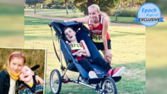 Adolescente empuja a su hermano en silla de ruedas para participar juntos en competencias