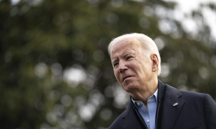 El presidente Joe Biden en Washington, el 15 de diciembre de 2021. (Drew Angerer/Getty Images)
