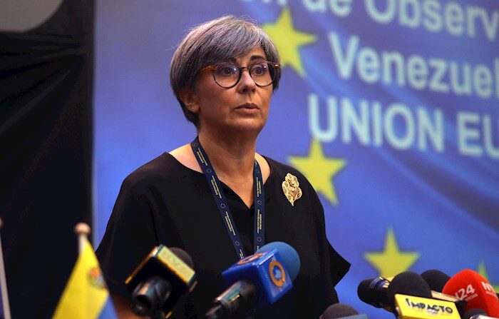 La jefa de la Misión de Observación Electoral de la Unión Europea (MOE-UE), la eurodiputada portuguesa Isabel Santos, en una fotografía de archivo. EFE/Miguel Gutiérrez