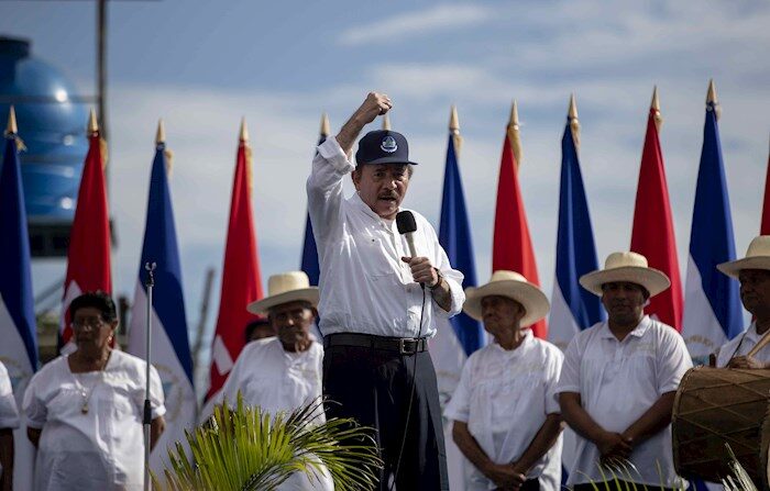 Fotografía de archivo del líder de Nicaragua, Daniel Ortega. EFE/Jorge Torres