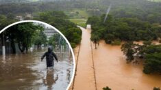 Médico cruza fuertes inundaciones para ver a sus pacientes en comunidad pobre de Brasil