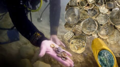 Arqueólogos hallan tesoro en antiguos naufragios con cientos de monedas de plata de hace 1800 años