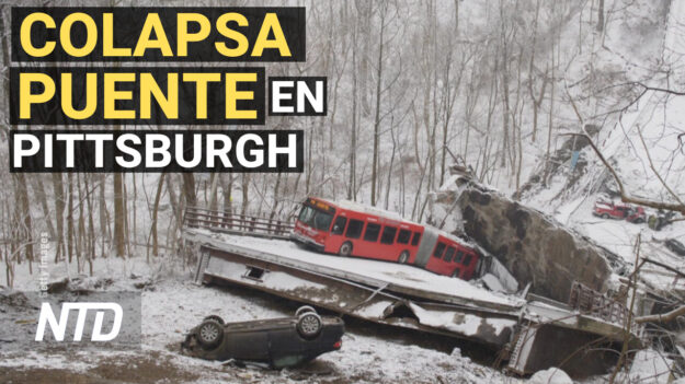 NTD Noticias: Puente de Pittsburgh colapsa antes de visita de Biden; Noreste espera fuerte tormenta invernal