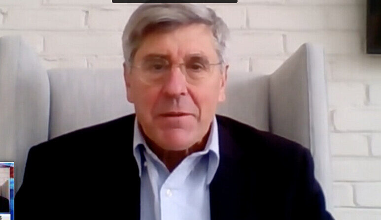 Stephen Moore, economista senior de Freedomworks, el 25 de enero de 2022. (NTD)