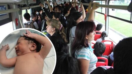Mujer da a luz en autobús con ayuda de pasajeros en Brasil, ¡y se disculpa por la interrupción!