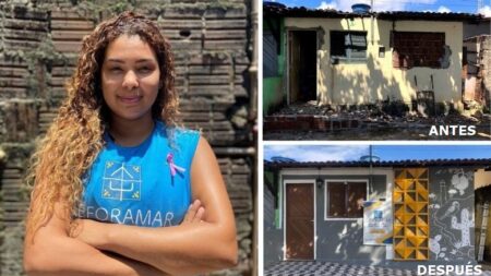 Ingeniera que vivió en la pobreza renueva gratis casas de familias necesitadas en Brasil