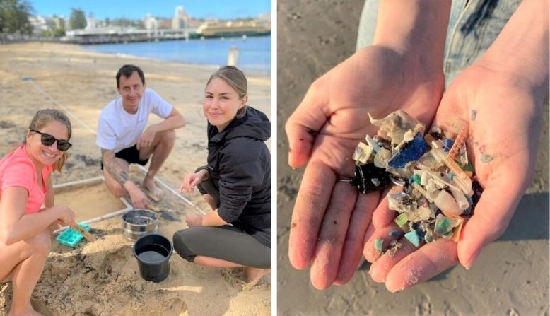 Revelan contaminación con microplásticos en playas de Australia, tras limpieza de 800 voluntarios