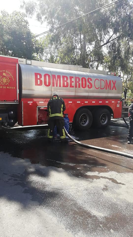 Cortesía del Cuerpo de Bomberos de la Ciudad de México