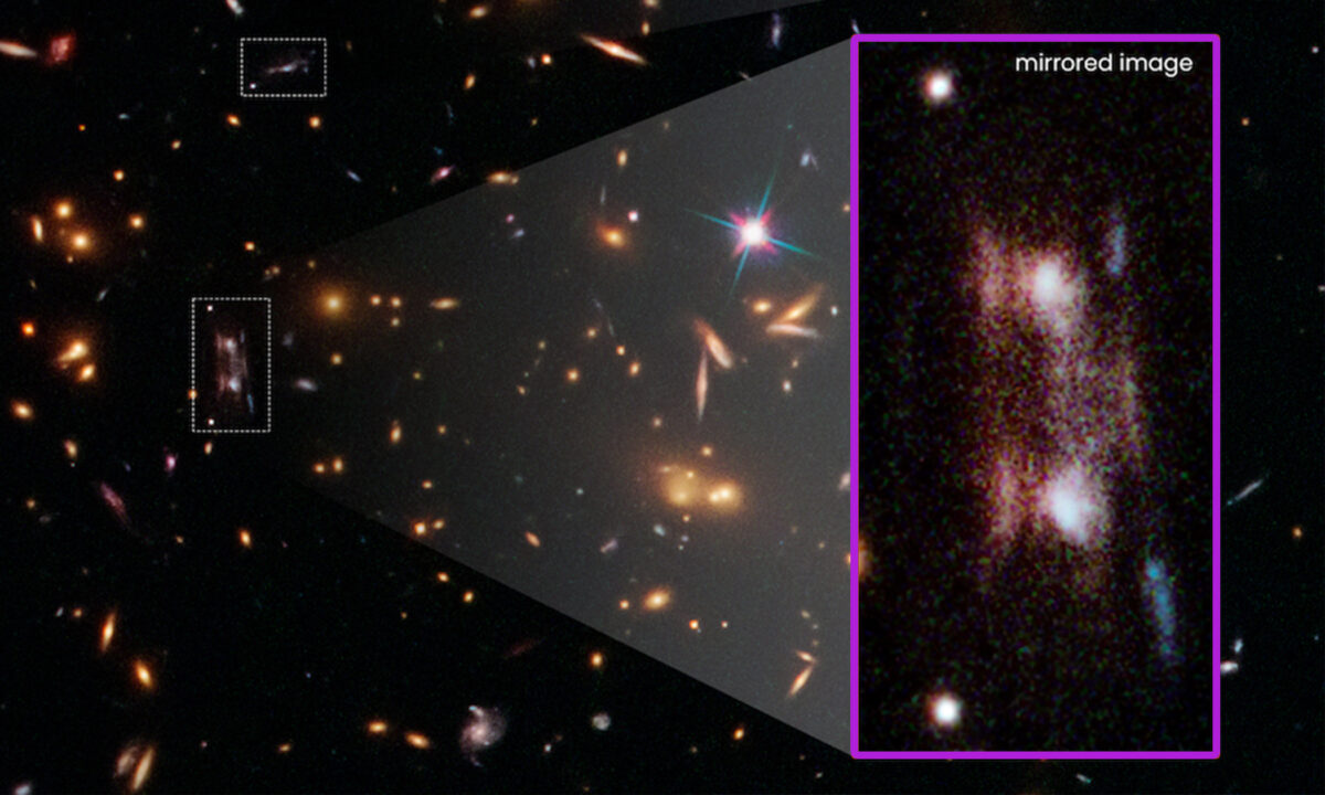 Astrónomos descubren "galaxias en espejo" en el espacio profundo, y resuelven el misterio cósmico