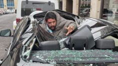 Hombre sobrevive “milagrosamente” al caer sobre un BMW desde el 9° piso de un edificio