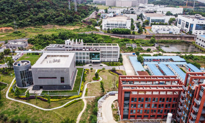El laboratorio P4 en el campus del Instituto de Virología de Wuhan en Wuhan, provincia de Hubei, China, el 13 de mayo de 2020. (Hector Retamal/AFP vía Getty Images)
