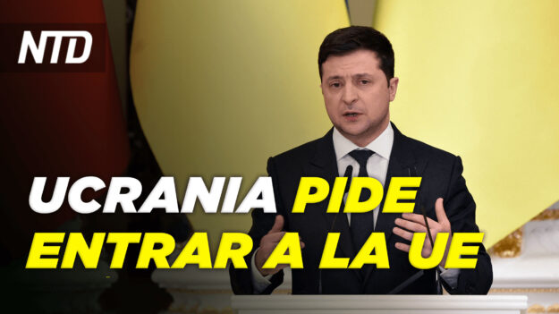 Ucrania pide entrar a la Unión Europea; Excluyen a bancos rusos del sistema SWIFT