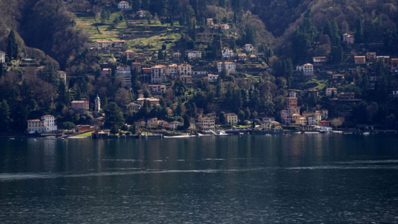 Una vista general del lago Como, en Como, Italia, el 19 de marzo de 2019. (Vittorio Zunino Celotto/Getty Images)
