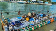 Detienen a balseros cubanos que llegaron en una muy precaria embarcación a los Cayos de Florida