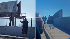 «Te quiero hermano»: Hombre ve a joven a punto de saltar de un puente, se detiene y le salva la vida