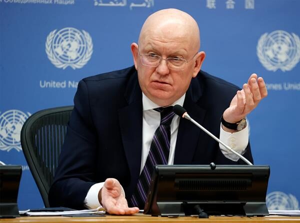 Embajador ruso ante la ONU, Vassily Nebenzia. ARCHIVO/EFE/EPA/JASON SZENES
