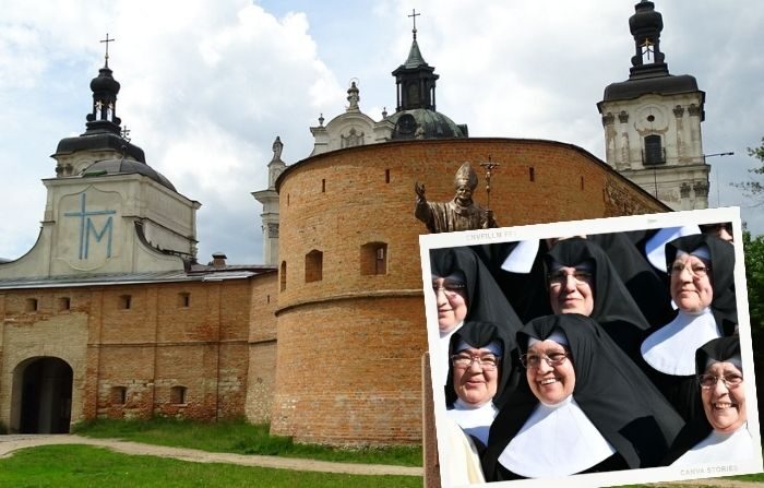 La iglesia católica de la Inmaculada Concepción de la Virgen María. (flickr/CC BY 2.0) | Un grupo de monjas al final de la audiencia general semanal el 24 de octubre de 2018 en la plaza de San Pedro en el Vaticano. (VINCENZO PINTO/AFP vía Getty Images)