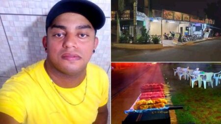 Vendedor en Brasil tiene mucha venta y acaba sus brochetas: ¡Su «competidor» lo ayuda y le da 30 más!