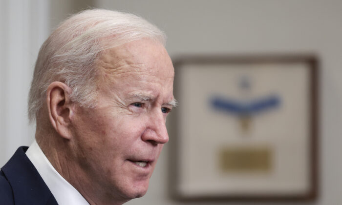 El presidente Joe Biden habla en Washington en una imagen de archivo. (Win McNamee/Getty Images)