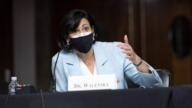 La Dra. Rochelle Walensky, directora de los Centros para el Control y la Prevención de Enfermedades, durante una audiencia en el Congreso, en Washington, en una imagen de archivo. (Greg Nash/Pool/Getty Images)