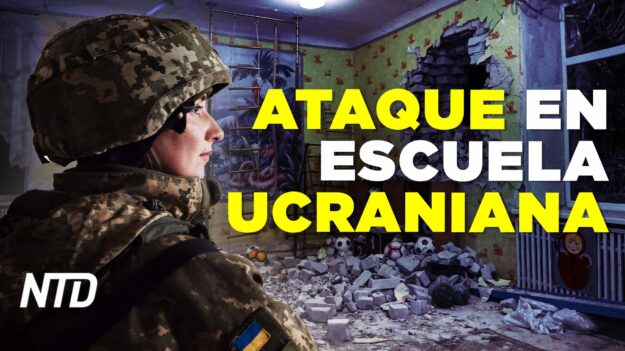 Ataque en escuela ucraniana deja civiles heridos; Moscú expulsa a alto diplomático de EE. UU. | NTD