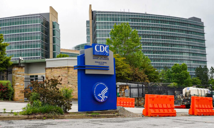 La sede de los Centros de Control de Enfermedades en Atlanta, Georgia, el 23 de abril de 2020. (Tami Chappell/AFP a través de Getty Images)
