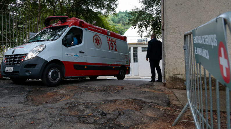 Imagen de archivo de una ambulancia en Brasil. (Miguel Schincariol/Getty Images)
