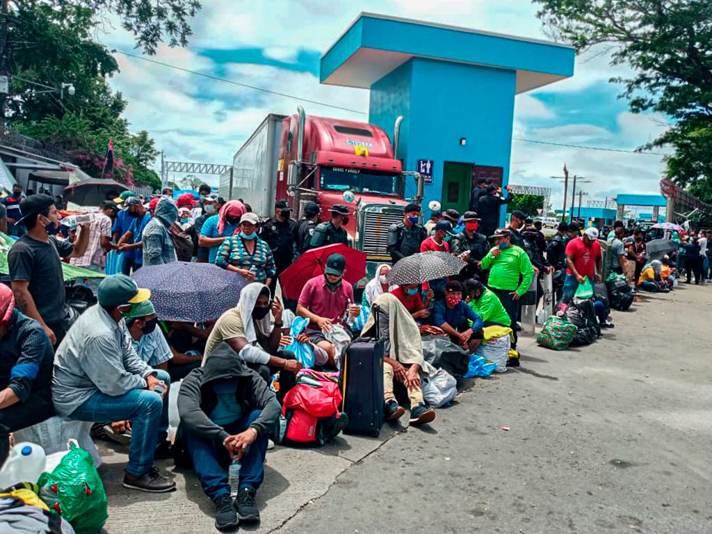 Unos 935,065 nicaragüenses, un 13.6 % de la población, han abandonado Nicaragua desde 2018