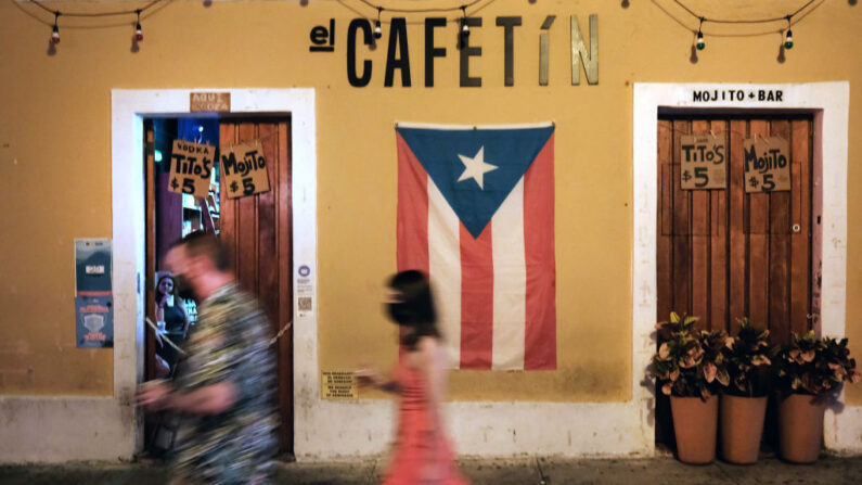 Una tarde en el Viejo San Juan el 20 de marzo de 2021 en San Juan, Puerto Rico. (Spencer Platt/Getty Images)